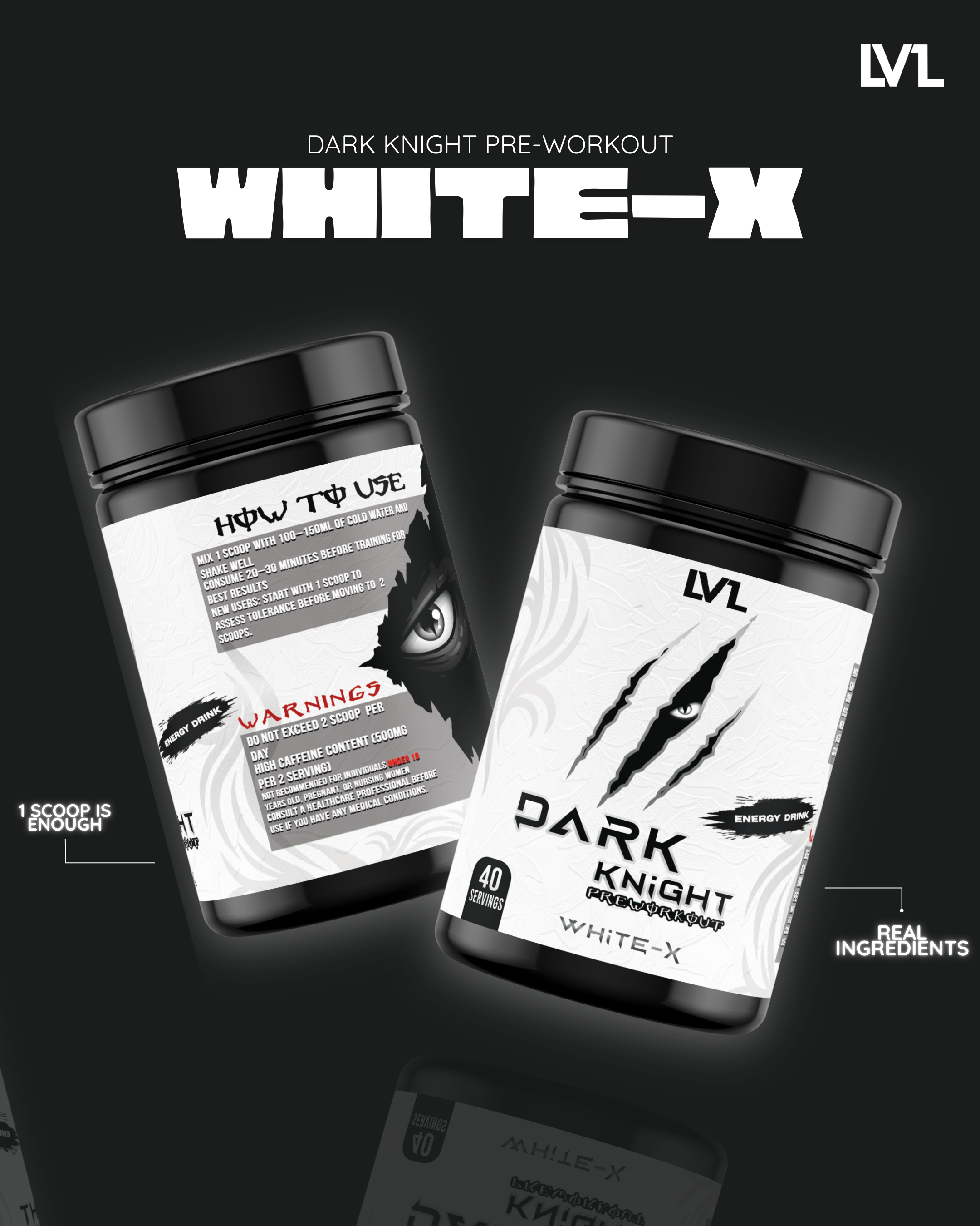 WHITE-X PRE-WORKOUT (Energy Drink)