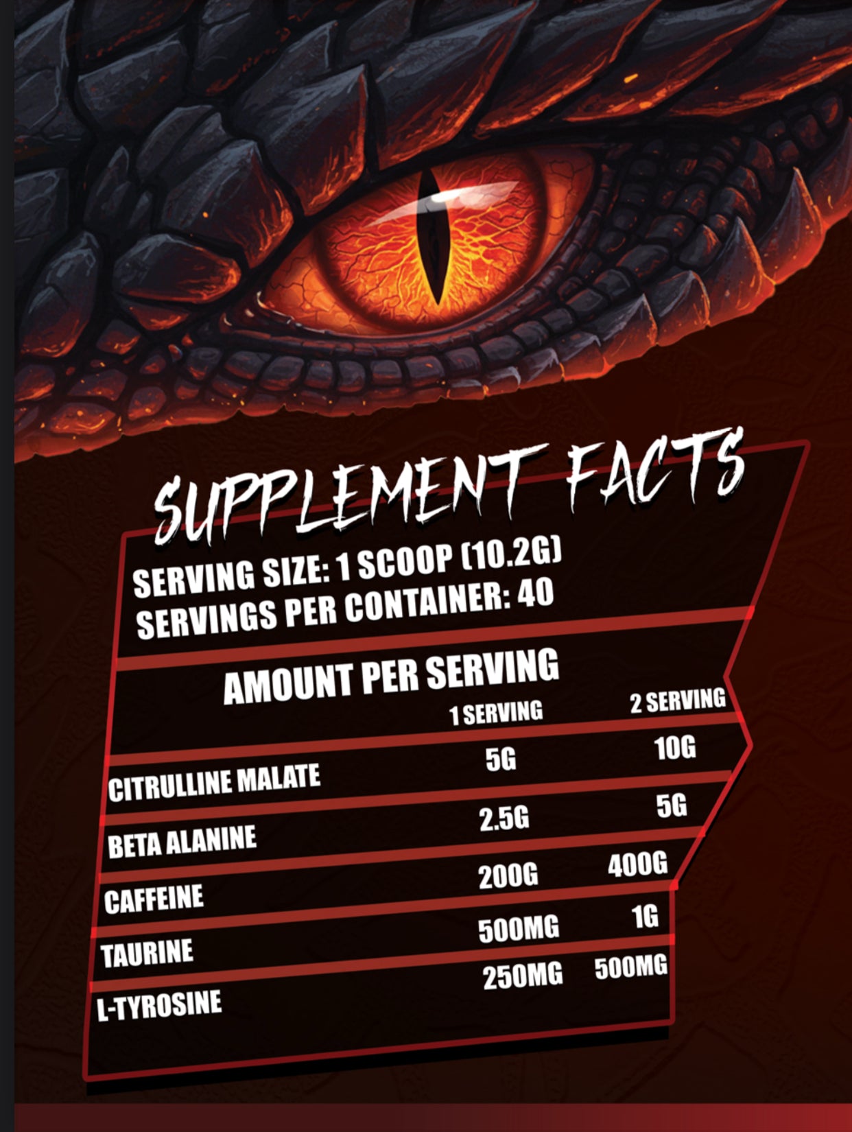 VOLCANO DARK KNIGHT PRE-WORKOUT